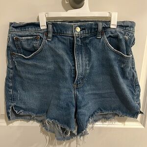 Abercrombie 4” High Rise Mom Shorts